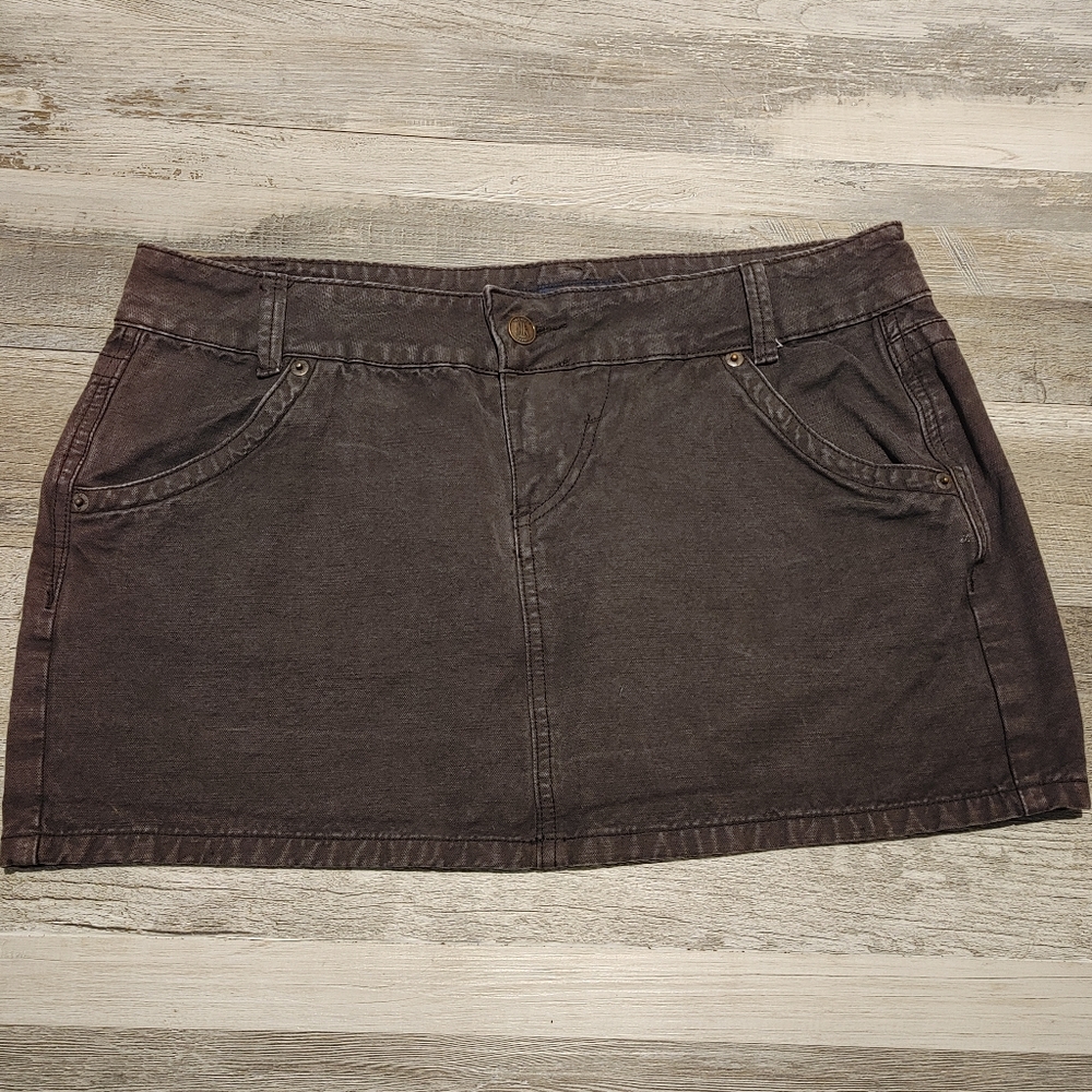 HK Premium Denim mini skirt